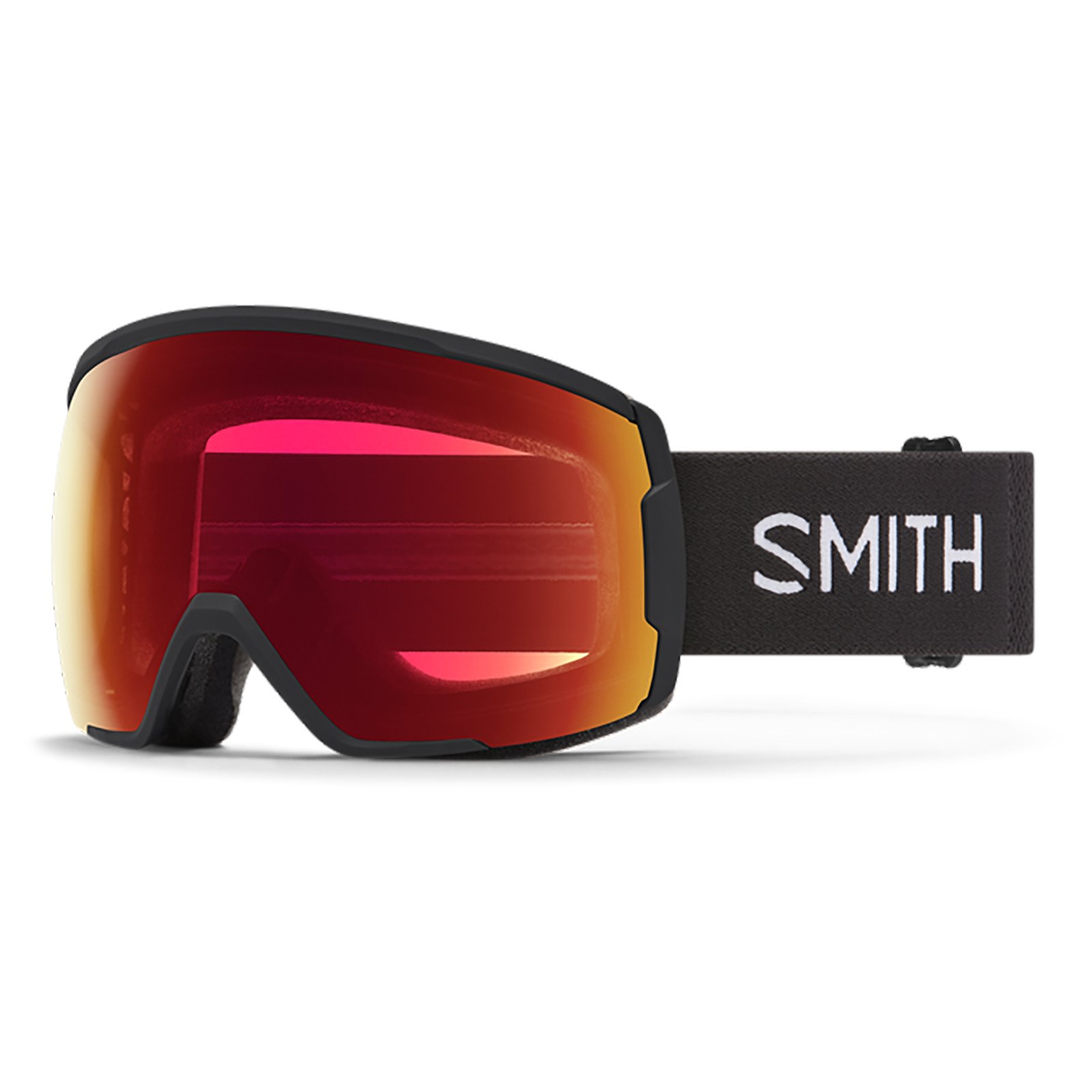 Smith Proxy Skibrille Goggle Black ChromaPop Photochromic Red Mirror Lens