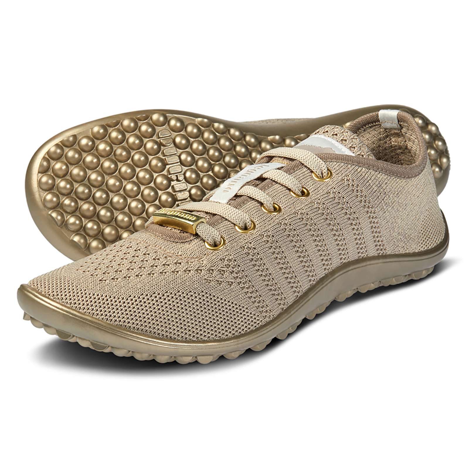 leguano go: gold Barfußschuhe Sneaker