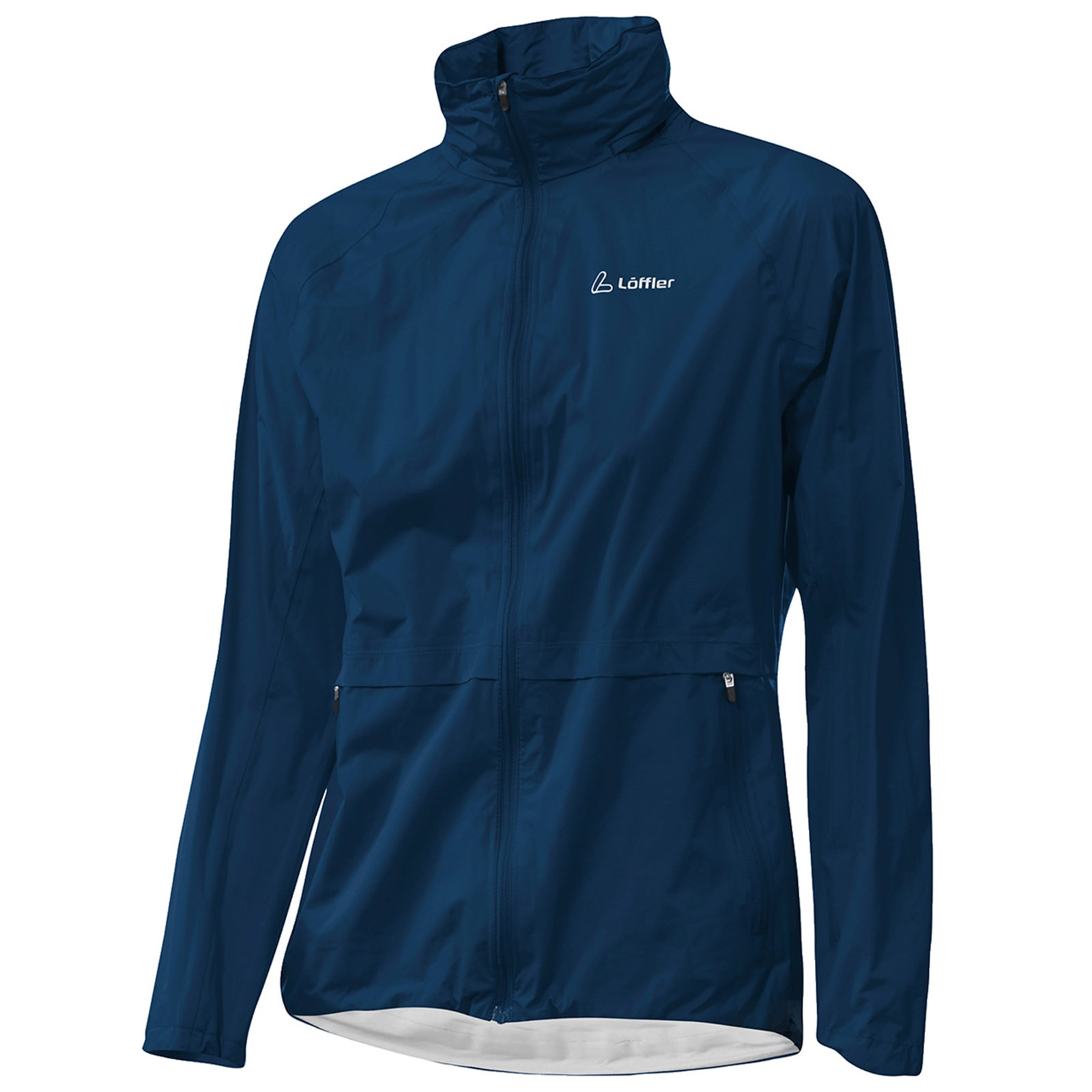 Löffler Jacket With Hood WPM Pocket CF Damen Jacke dunkelblau