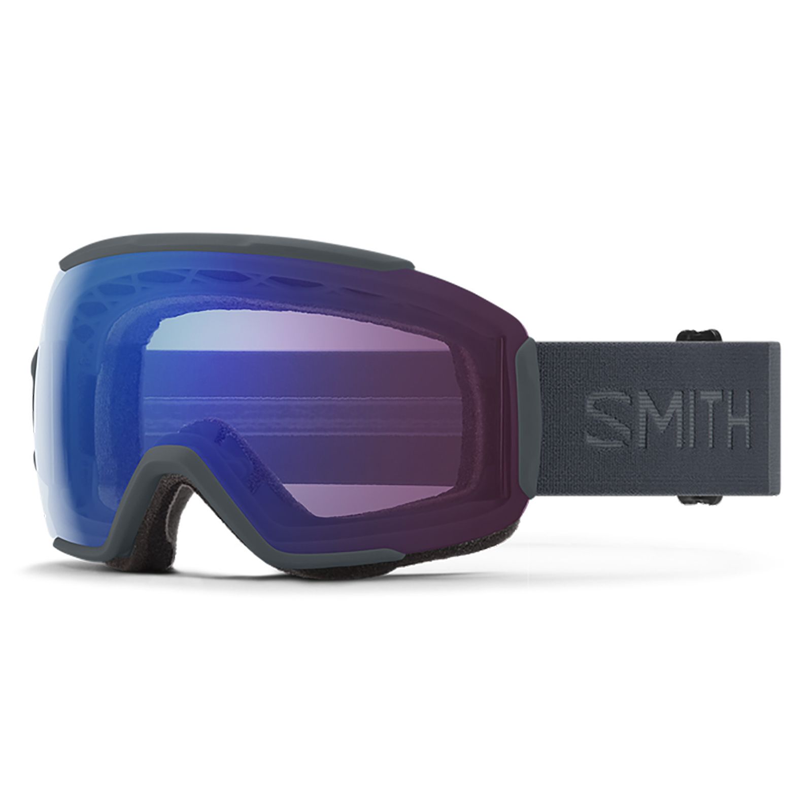 Smith Sequence OTG Skibrille Goggle Slate ChromaPop Photochromic Rose Flash Lens