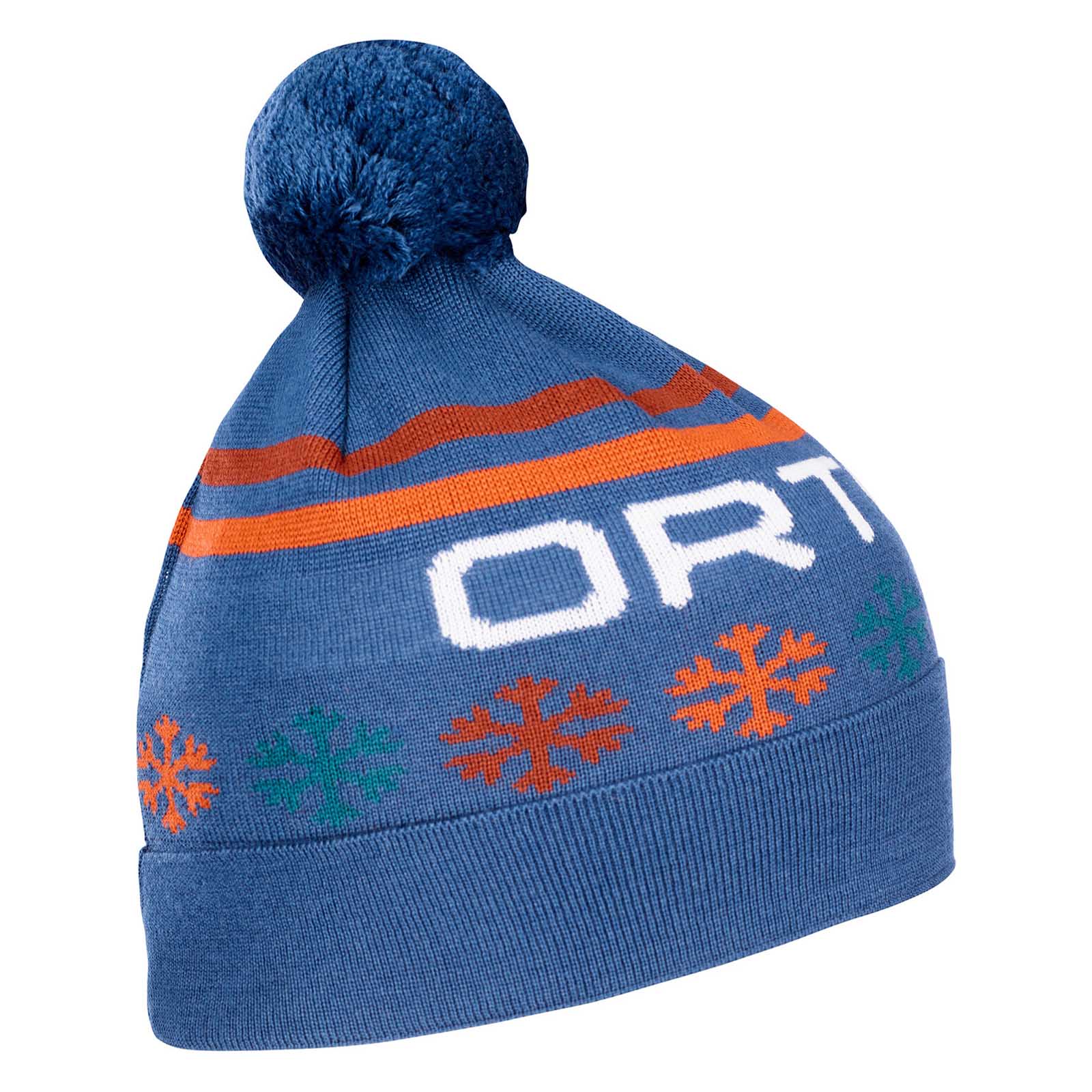 ORTOVOX Nordic Knit Beanie Mütze petrol blue