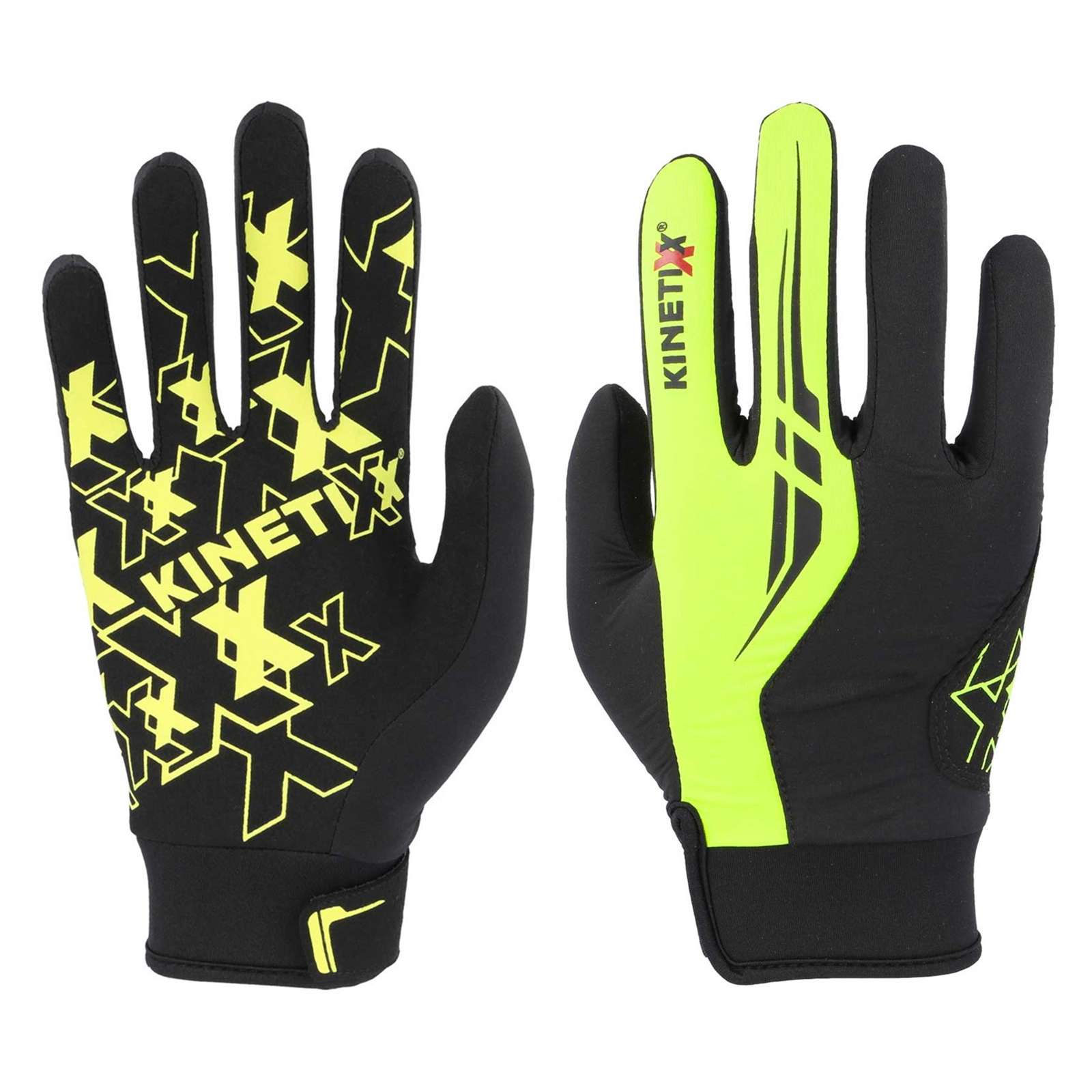 KINETIXX Nebeli Unisex Handschuhe schwarz gelb