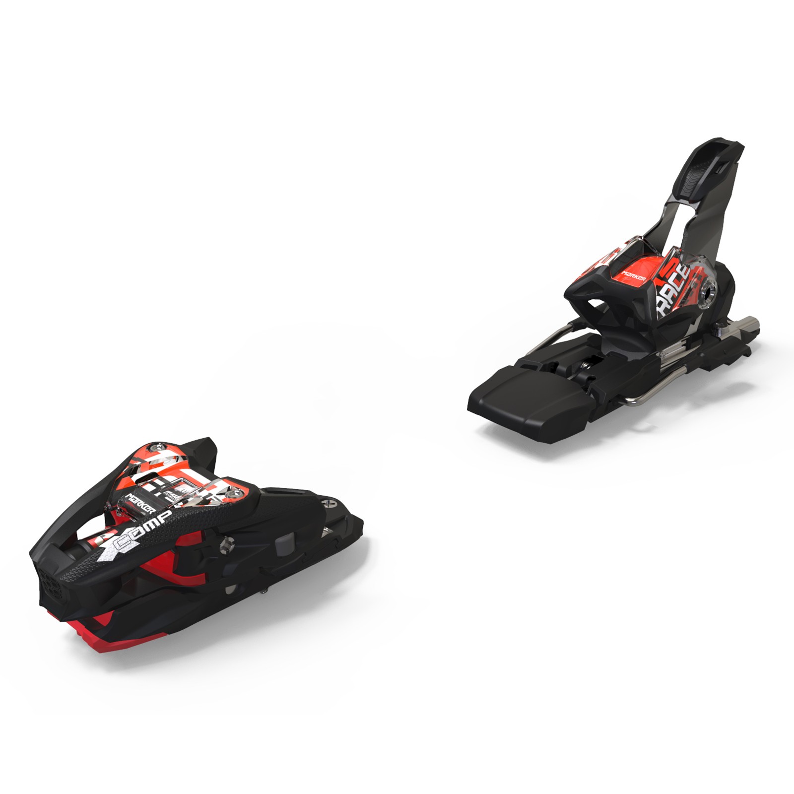 MARKER Xcomp 12 black flo red Racing Skibindung