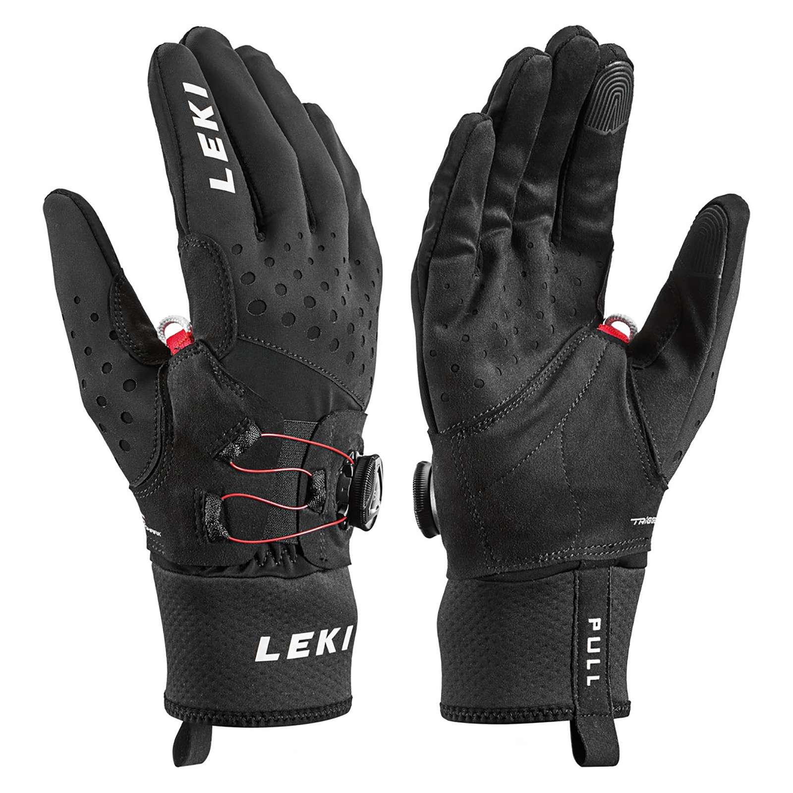 LEKI Nordic Race Shark Boa® Handschuhe schwarz