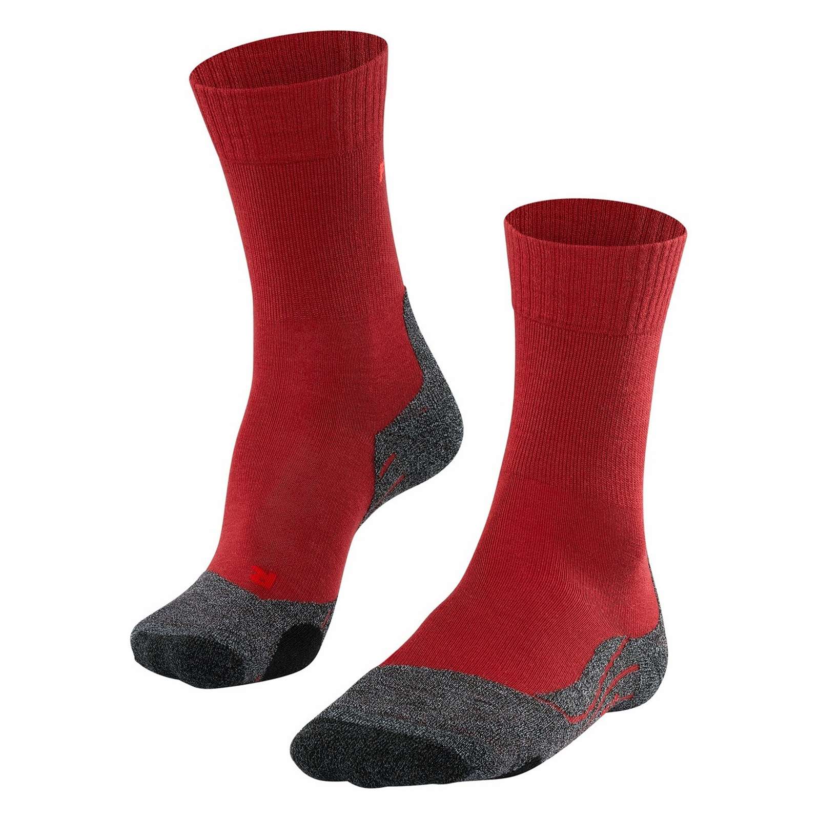 FALKE TK2 Damen Trekking Socken rot