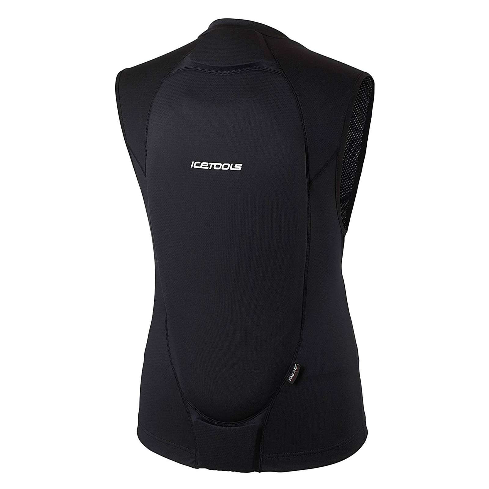 Icetools Lite Vest Rückenprotektor schwarz