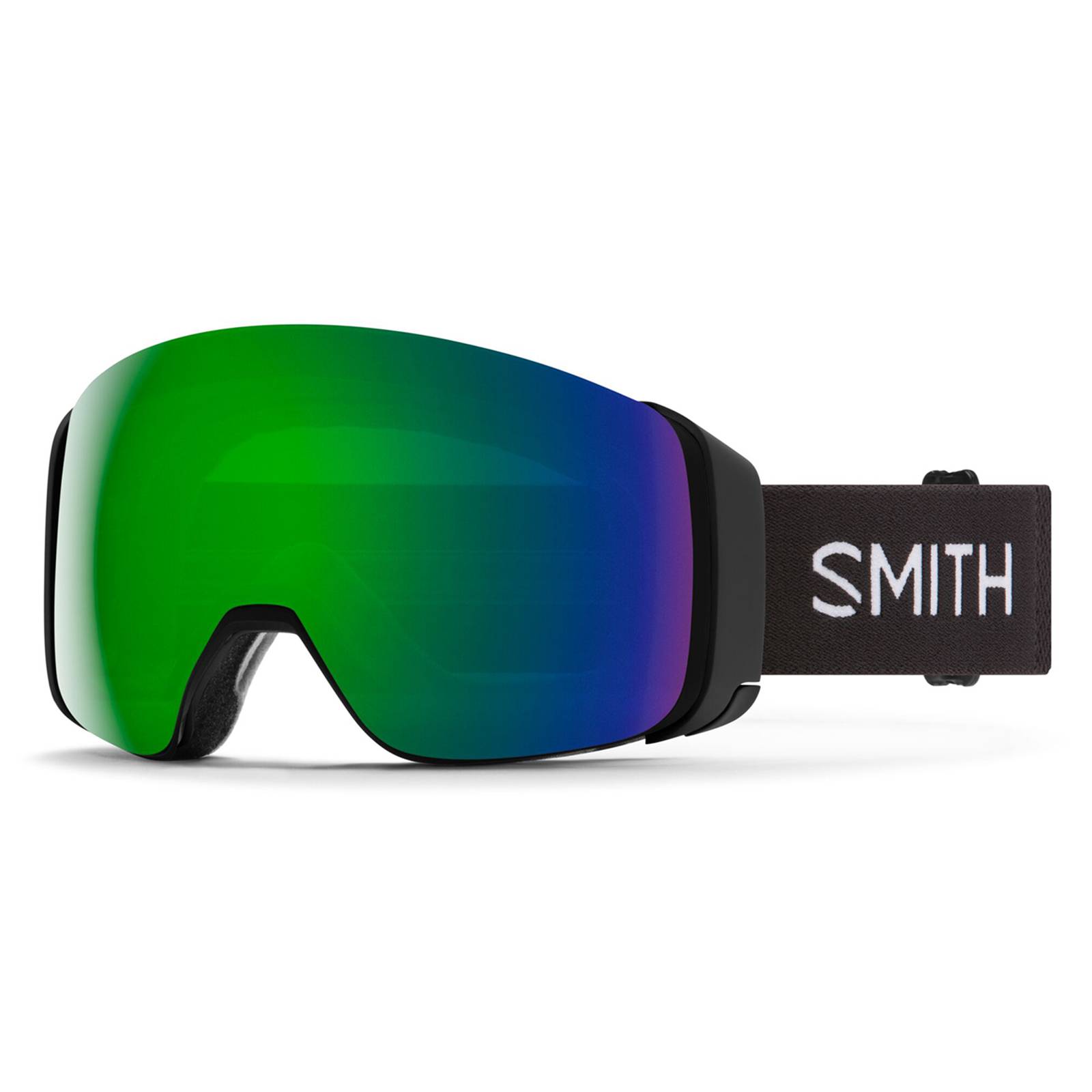 Smith 4D Mag Skibrille Goggle Black Everday Green Mirror Lens