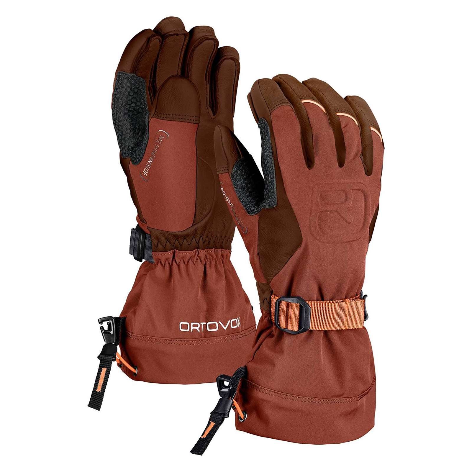 ORTOVOX Merino Freeride Glove Herren Handschuhe orange