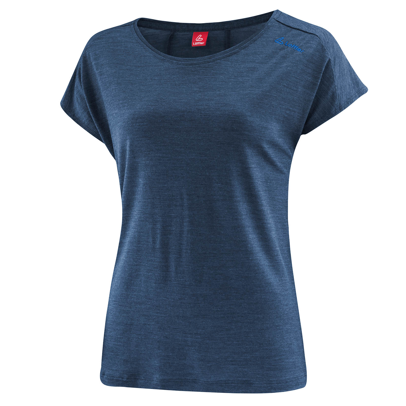 Löffler Loose Shirt Merino-Tencel Damen T-Shirt dunkelblau