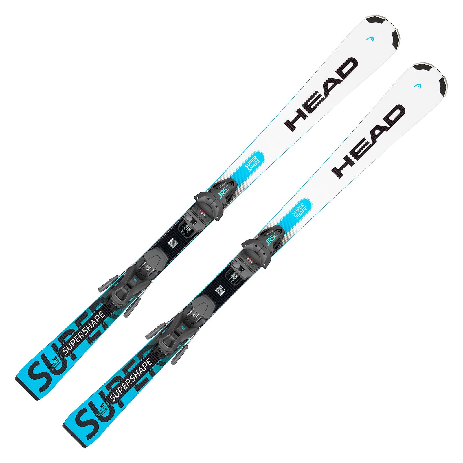 HEAD Supershape JRS 130-160cm Kinder Ski Set 2023/24